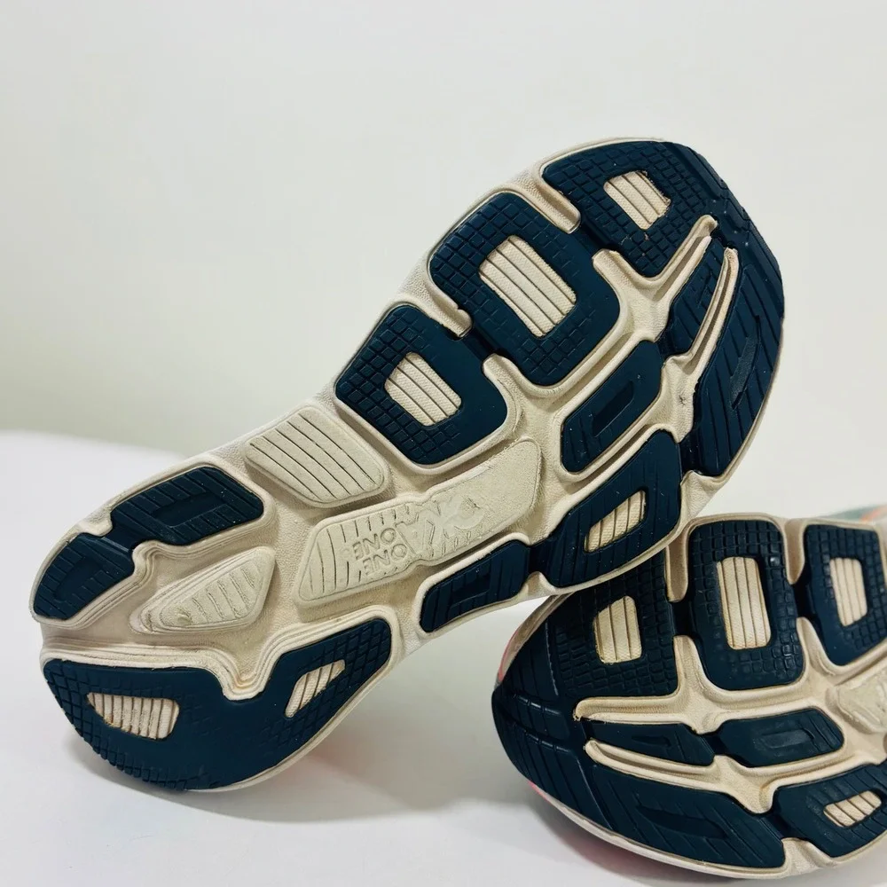 Hoka One One Women's Bondi 7 Blue Pink Running Shoes Women's 8.5D 1110519 BHBI - Picture 7 of 9